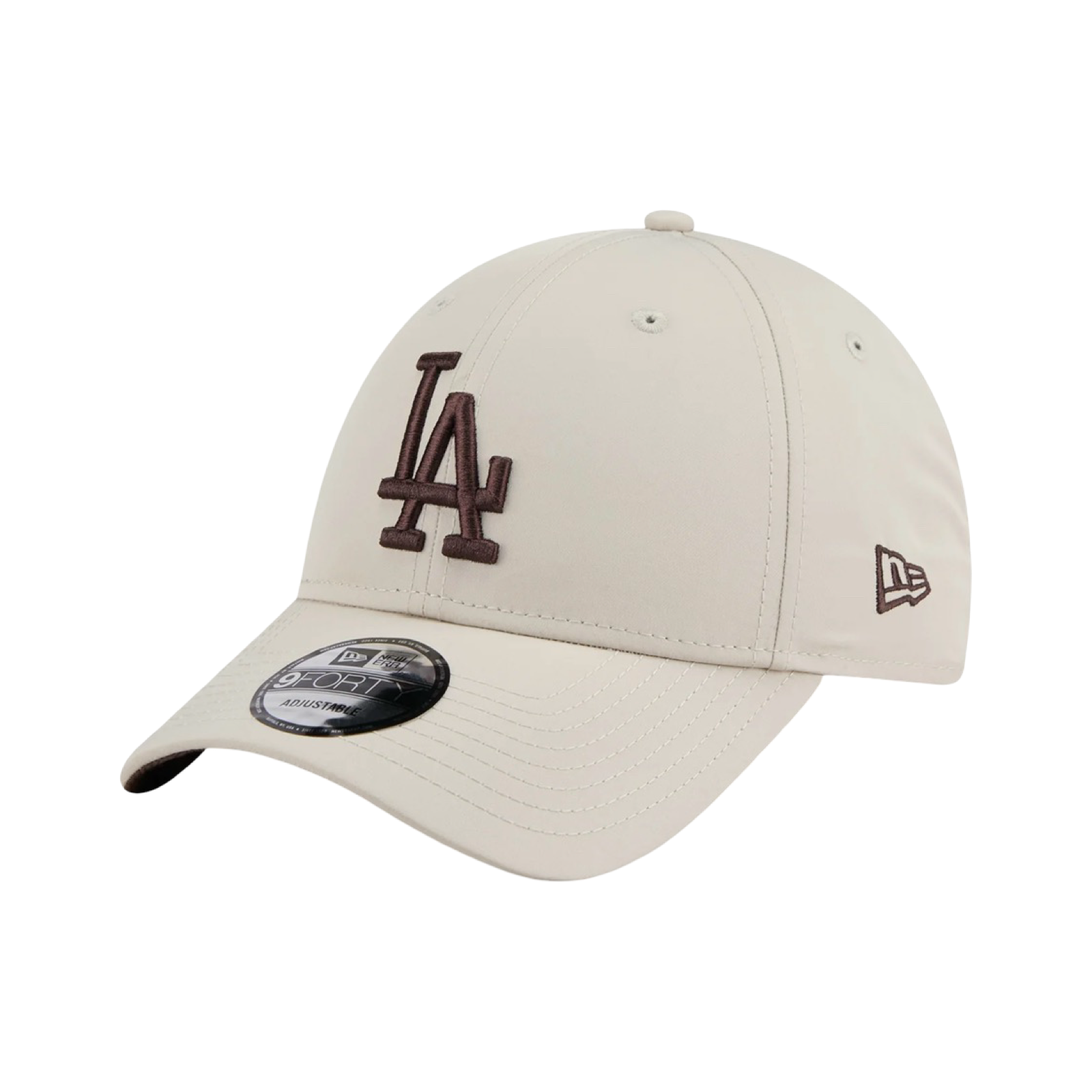 New Era 940 Pre Curved Snapback Los Angeles Dodgers Stone Mocha Brown Cap