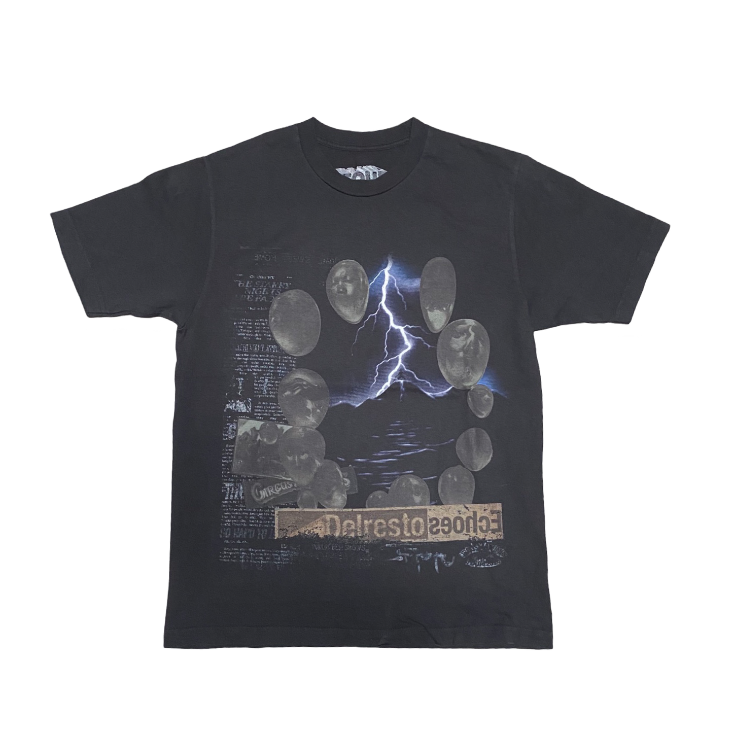 Travis Scott Circus Maximus Echoes Tour 2024 Merch Tee Black