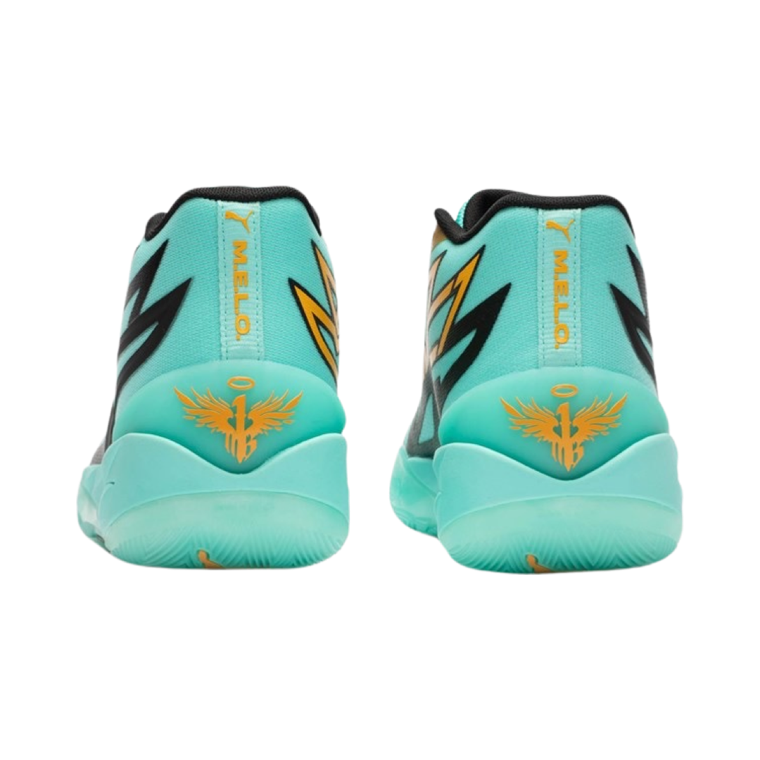 Puma LaMelo Ball MB.02 Honeycomb Turquoise Black Gold