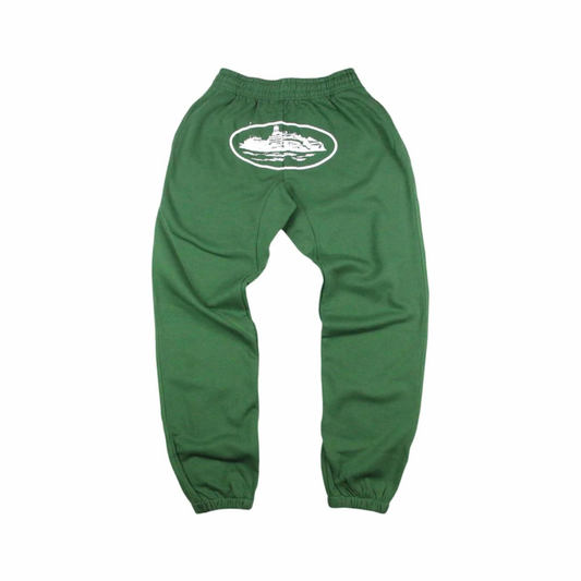 Corteiz Green Logo Trackpants