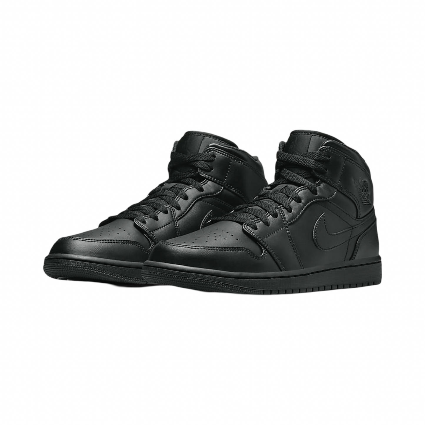 Air Jordan 1 Mid Black Black Black