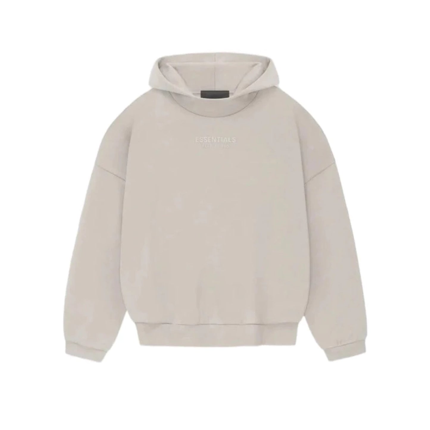 Fear of God Essentials Hoodie Silver Cloud