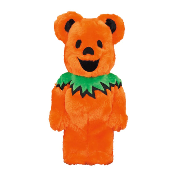 Bearbrick x Grateful Dead Dancing Bear Costume Ver. 400% Orange