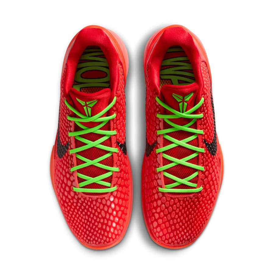 Nike Kobe 6 Protro Reverse Grinch Bright Crimson Black Electric Green