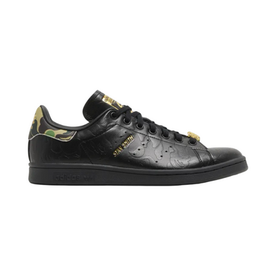 Adidas Stan Smith Bape 30th Anniversary Black Gold Black