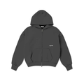 OZMNL Charcoal Dual Zipper Hoodie