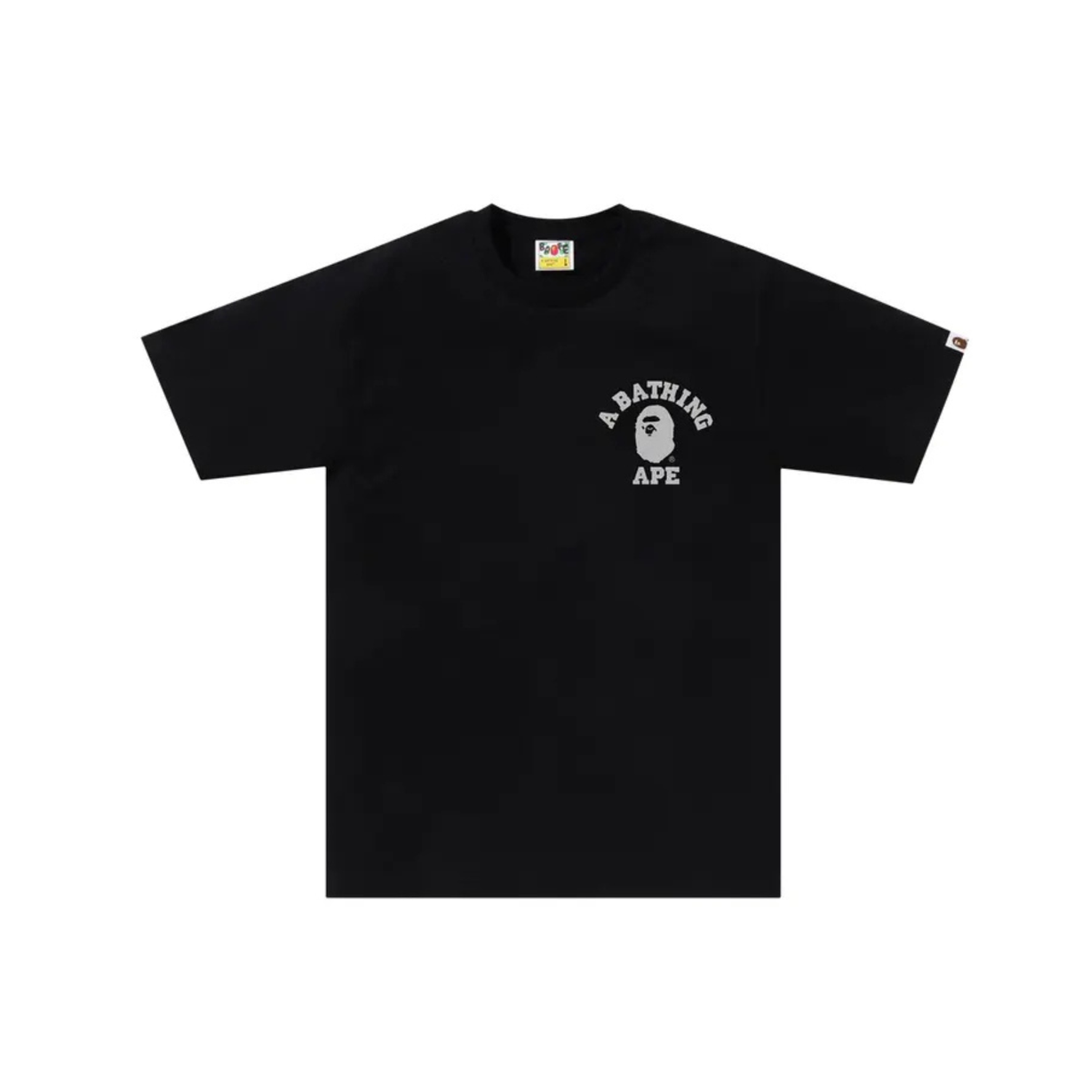 A Bathing Ape BAPE Liquid Camo College Tee Black SS24