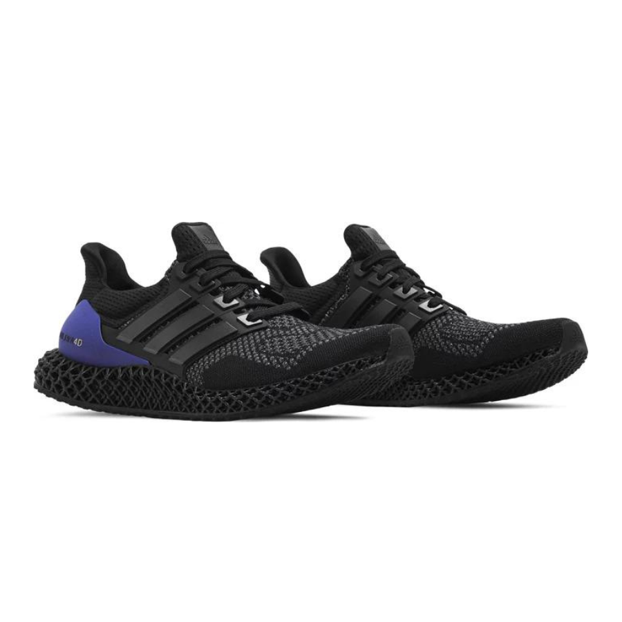 Adidas Ultra 4D Black Purple Core Black Gold Metallic