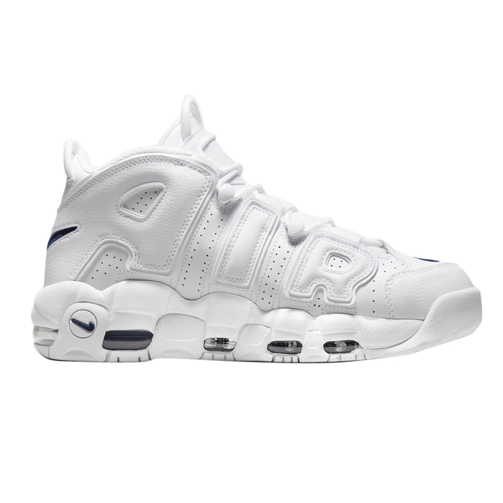 Nike Air More Uptempo White Midnight Navy (GS)