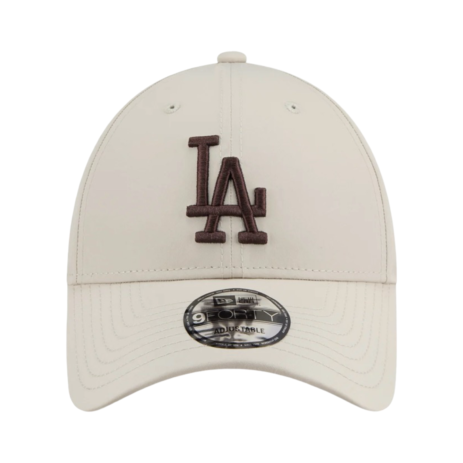 New Era 940 Pre Curved Snapback Los Angeles Dodgers Stone Mocha Brown Cap