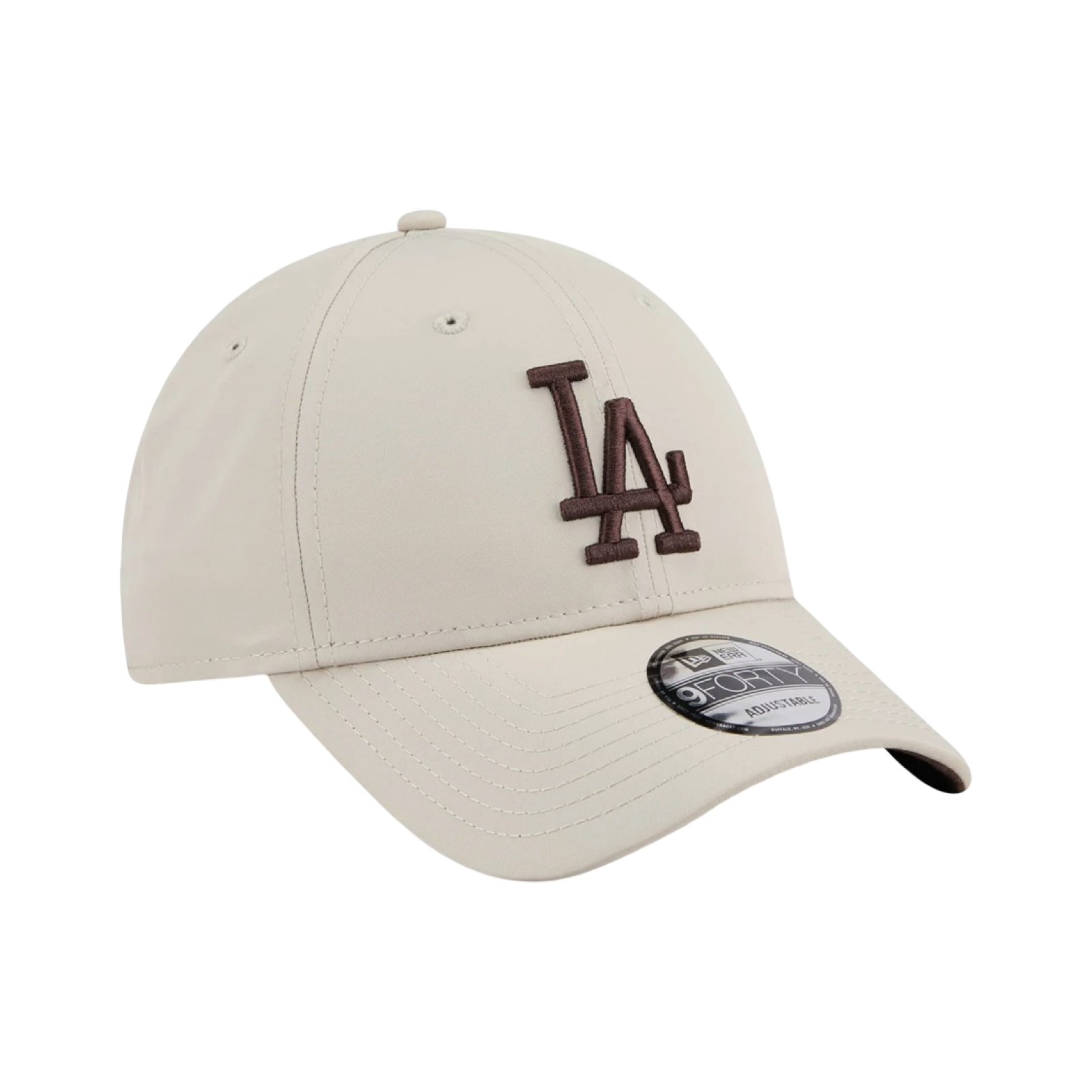 New Era 940 Pre Curved Snapback Los Angeles Dodgers Stone Mocha Brown Cap