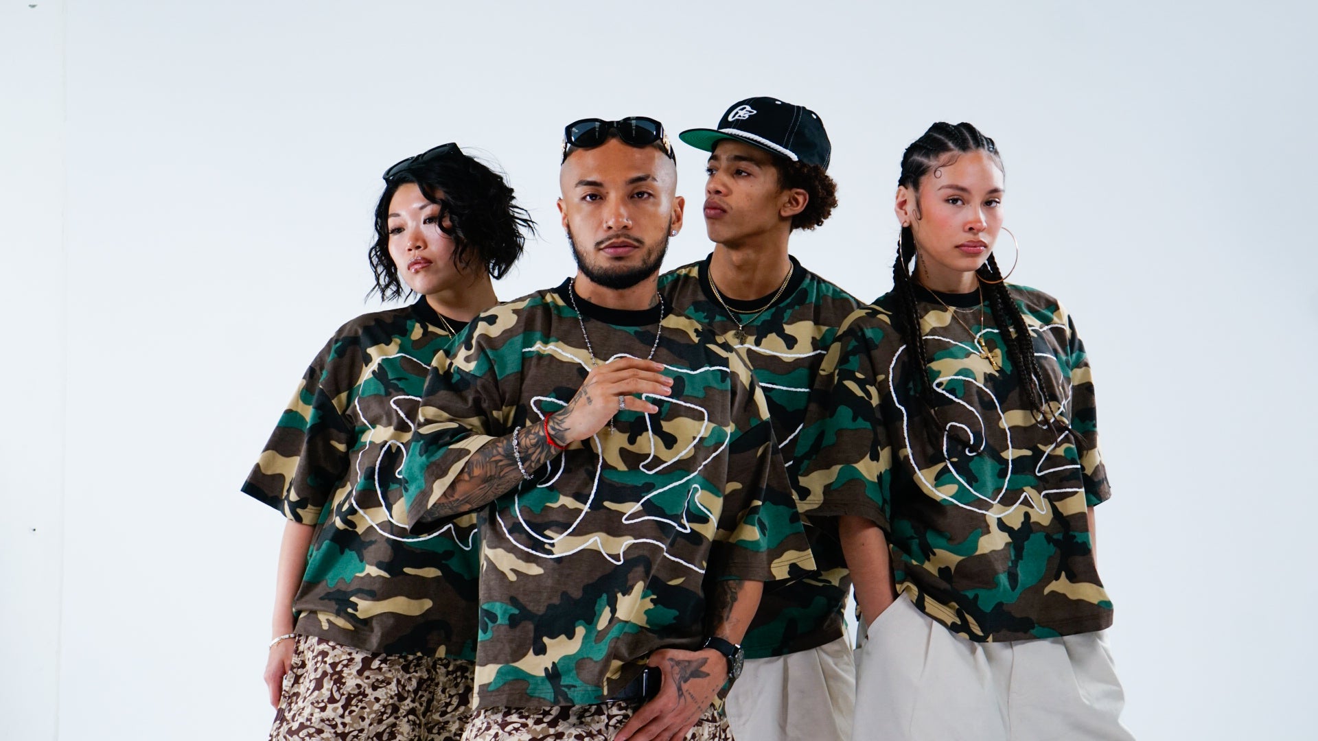 OZMNL Camo Stroke Logo T-Shirt