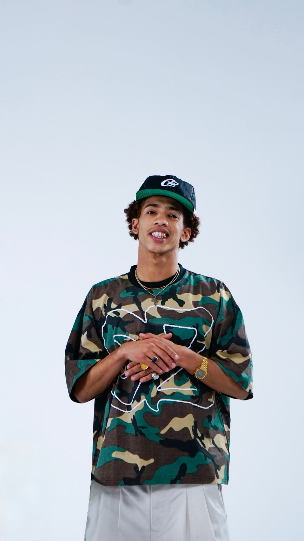 OZMNL Camo Stroke Logo T-Shirt