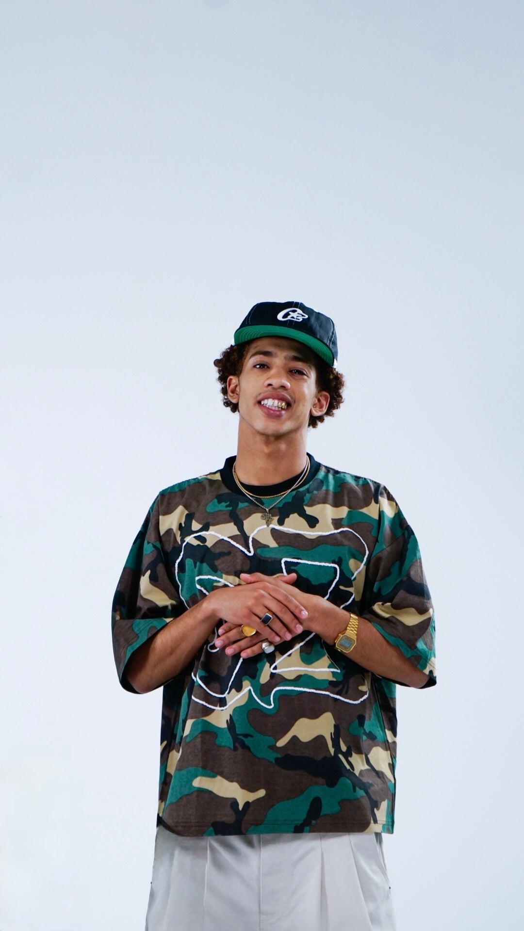 OZMNL Camo Stroke Logo T-Shirt