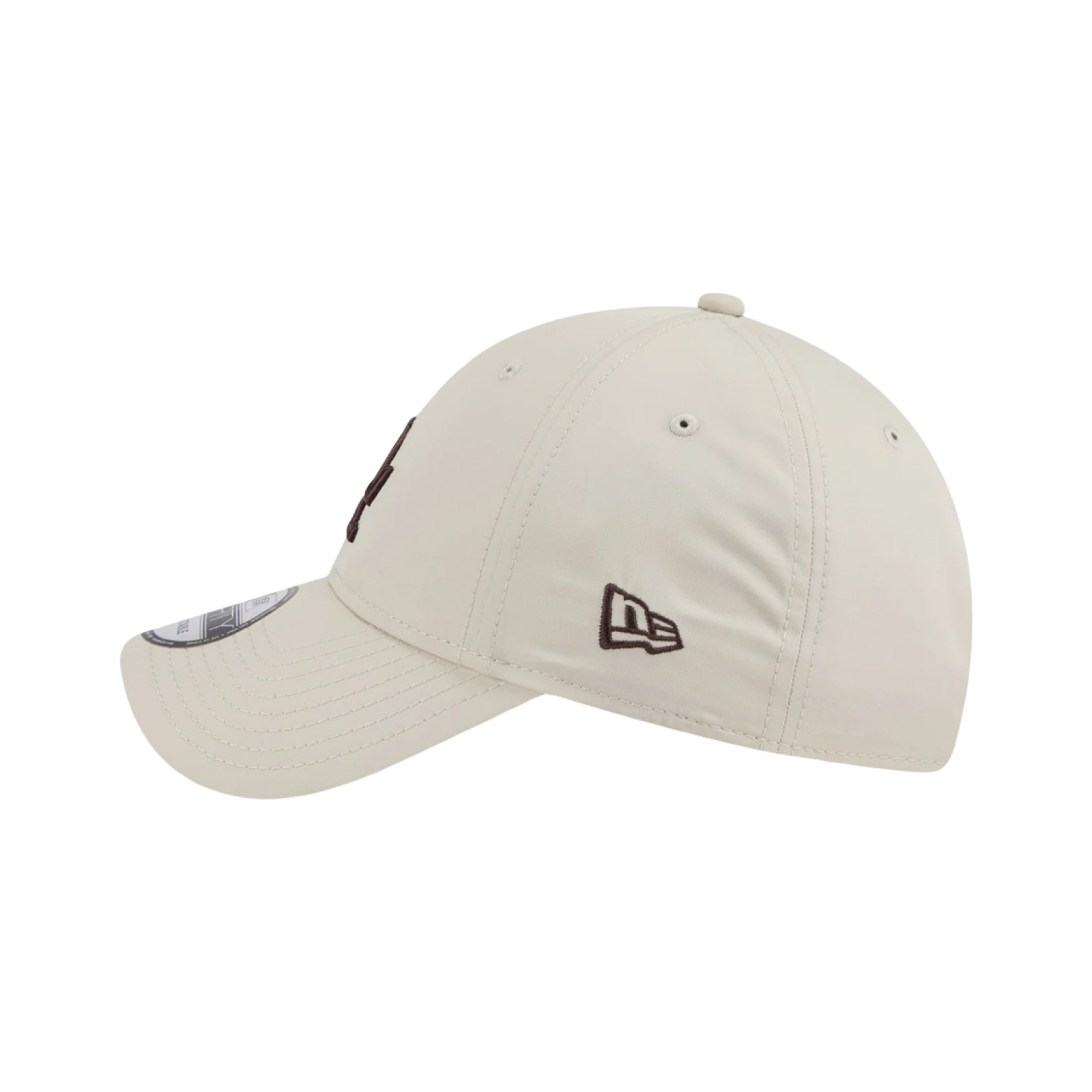 New Era 940 Pre Curved Snapback Los Angeles Dodgers Stone Mocha Brown Cap