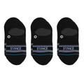 Stance Basic 3 Pack No Show Black