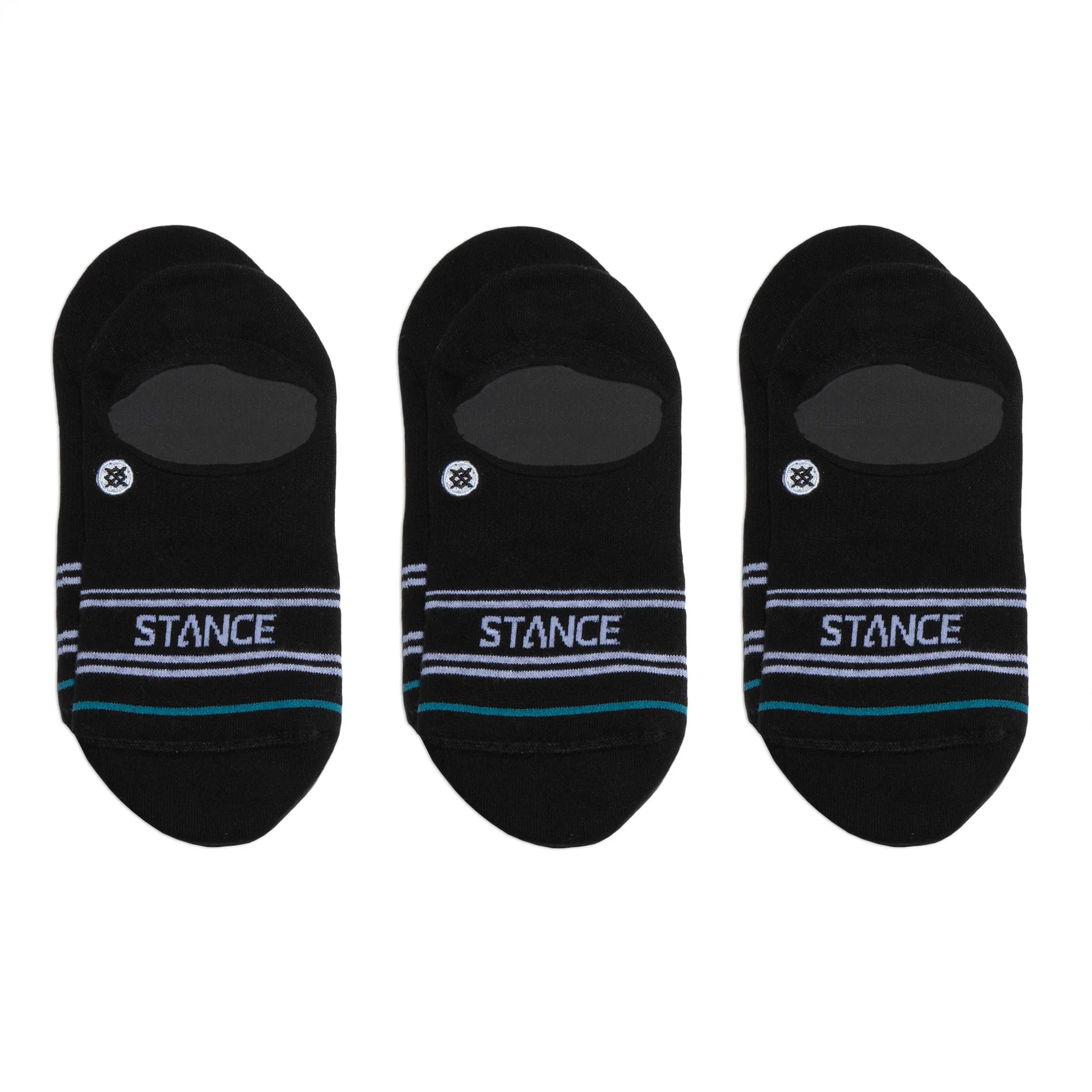 Stance Basic 3 Pack No Show Black