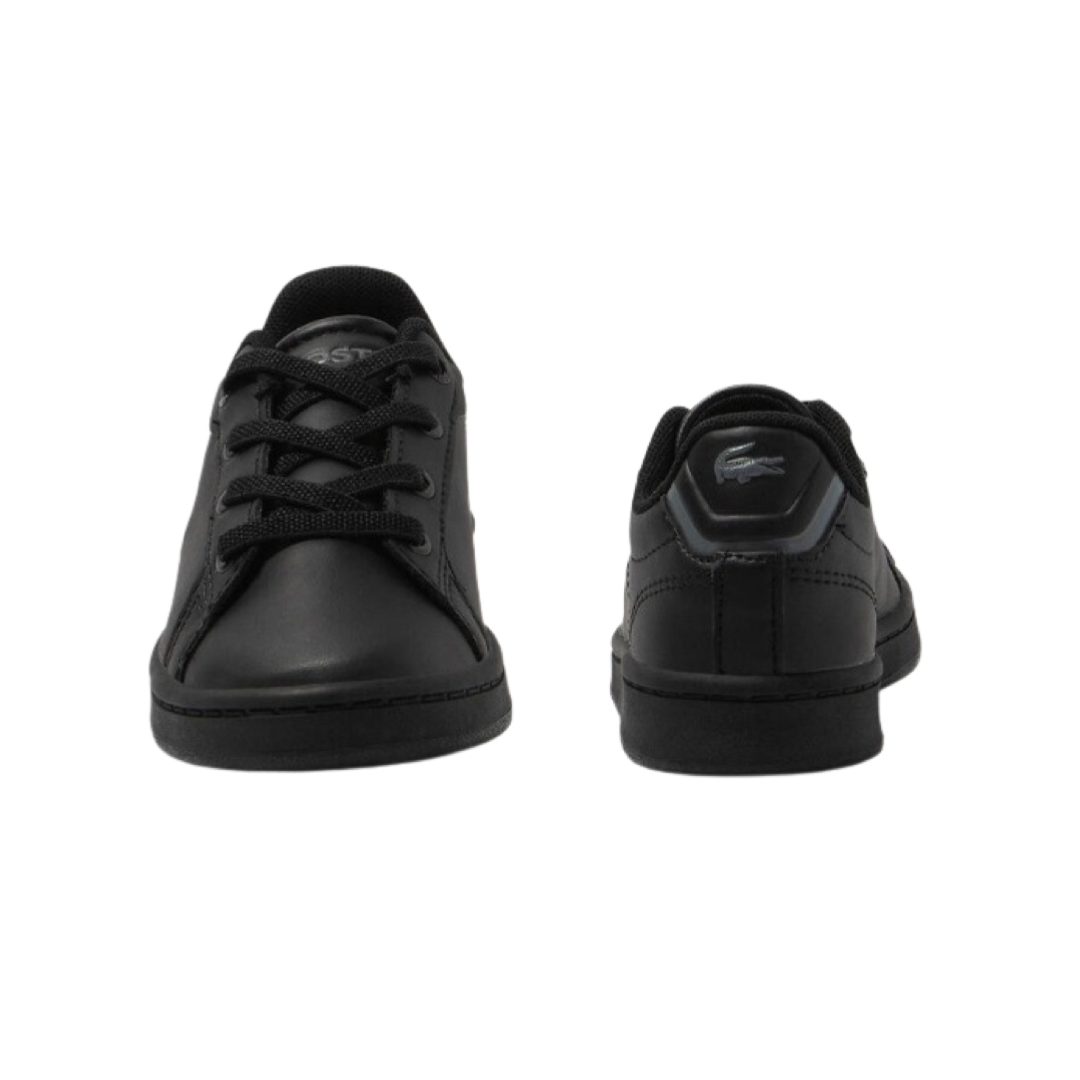 Toddler Lacoste Carnaby Black Black Grey Sneakers