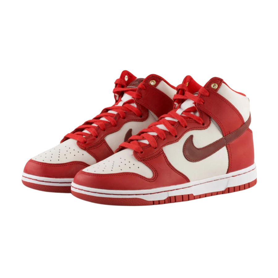 Women's Nike Dunk High LXX Cinnabar Mars Stone Sail White