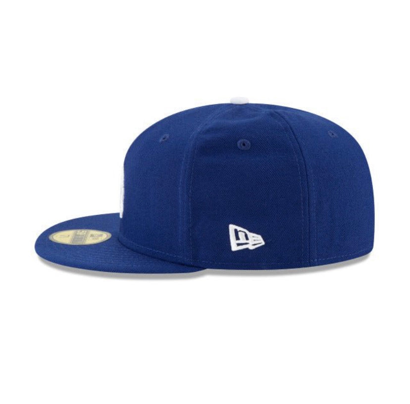 New Era 59Fifty LA Dodgers Team Blue White Cap