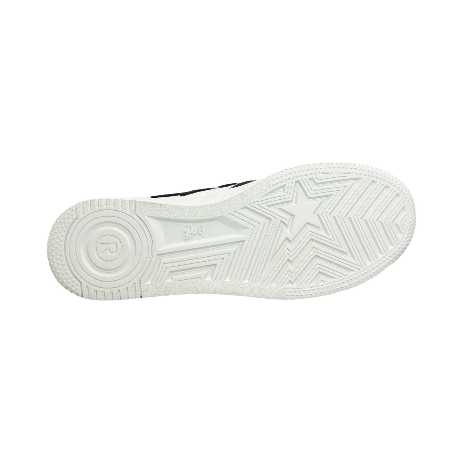 A Bathing Ape Bapesta #3 M1 Black White Black