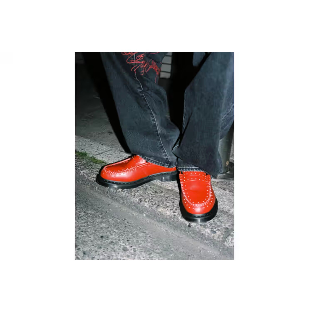 Supreme x Dr. Martens Studded Penton Loafer Red – SoleMate Sneakers