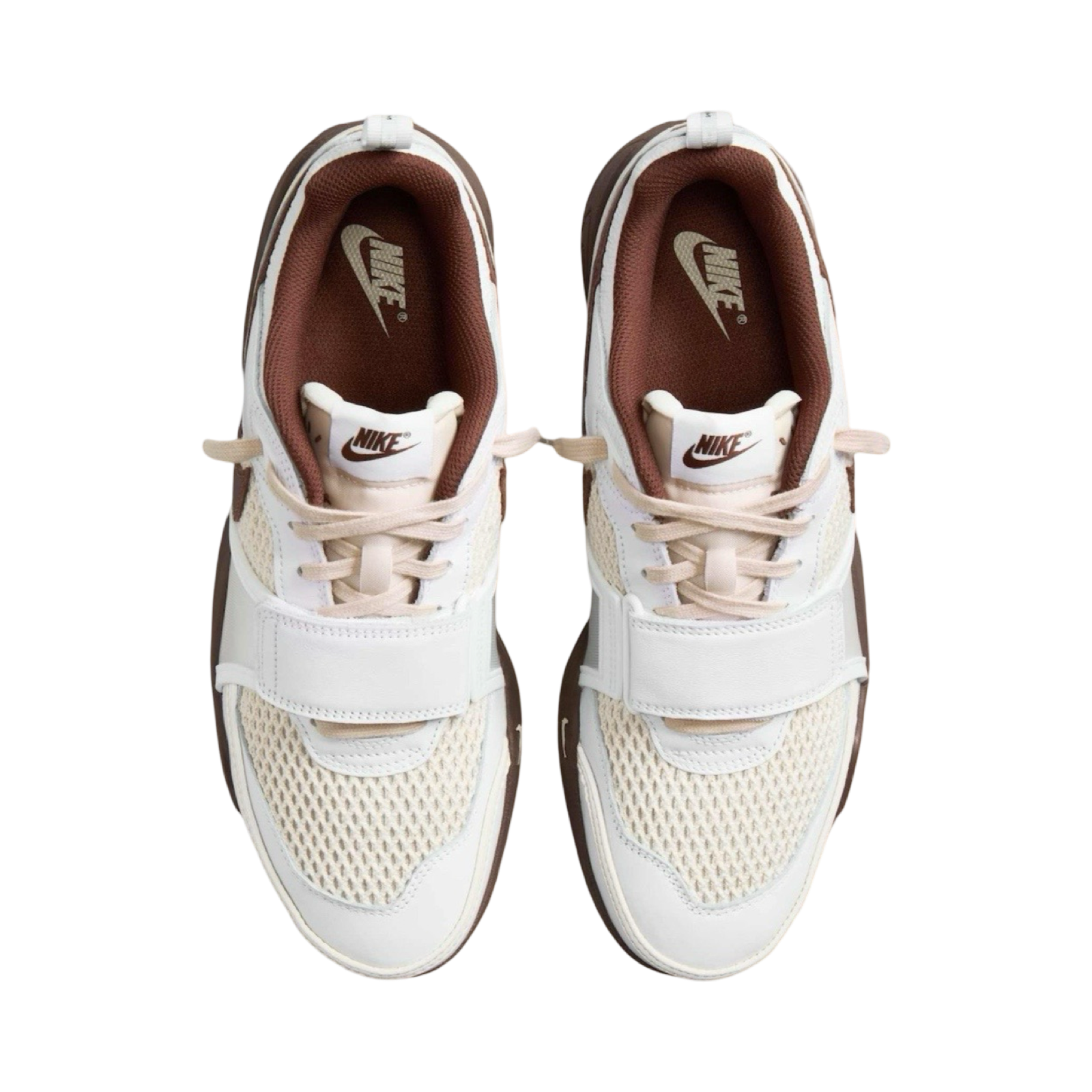 Nike x Travis Scott Zoom Field Jaxx White Light Chocolate