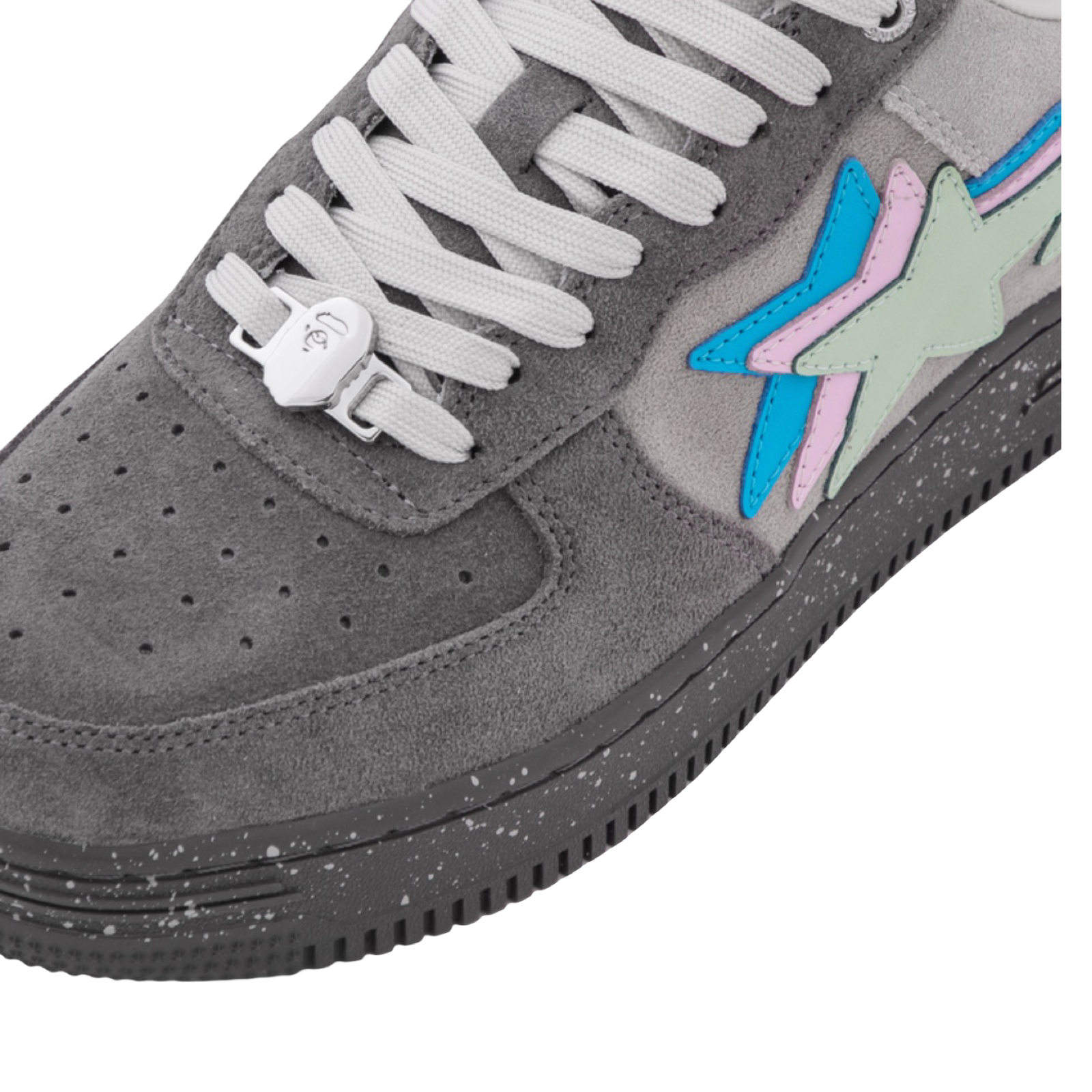 A Bathing Ape Bapesta #2 M2 Night Dark Grey Blue Pink green M191906