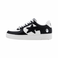 A Bathing Ape Bapesta #3 M1 Black White Black