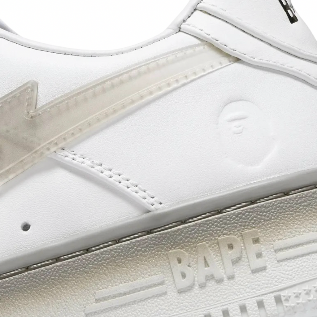 A Bathing Ape Bapesta #5 M2 White Gradient