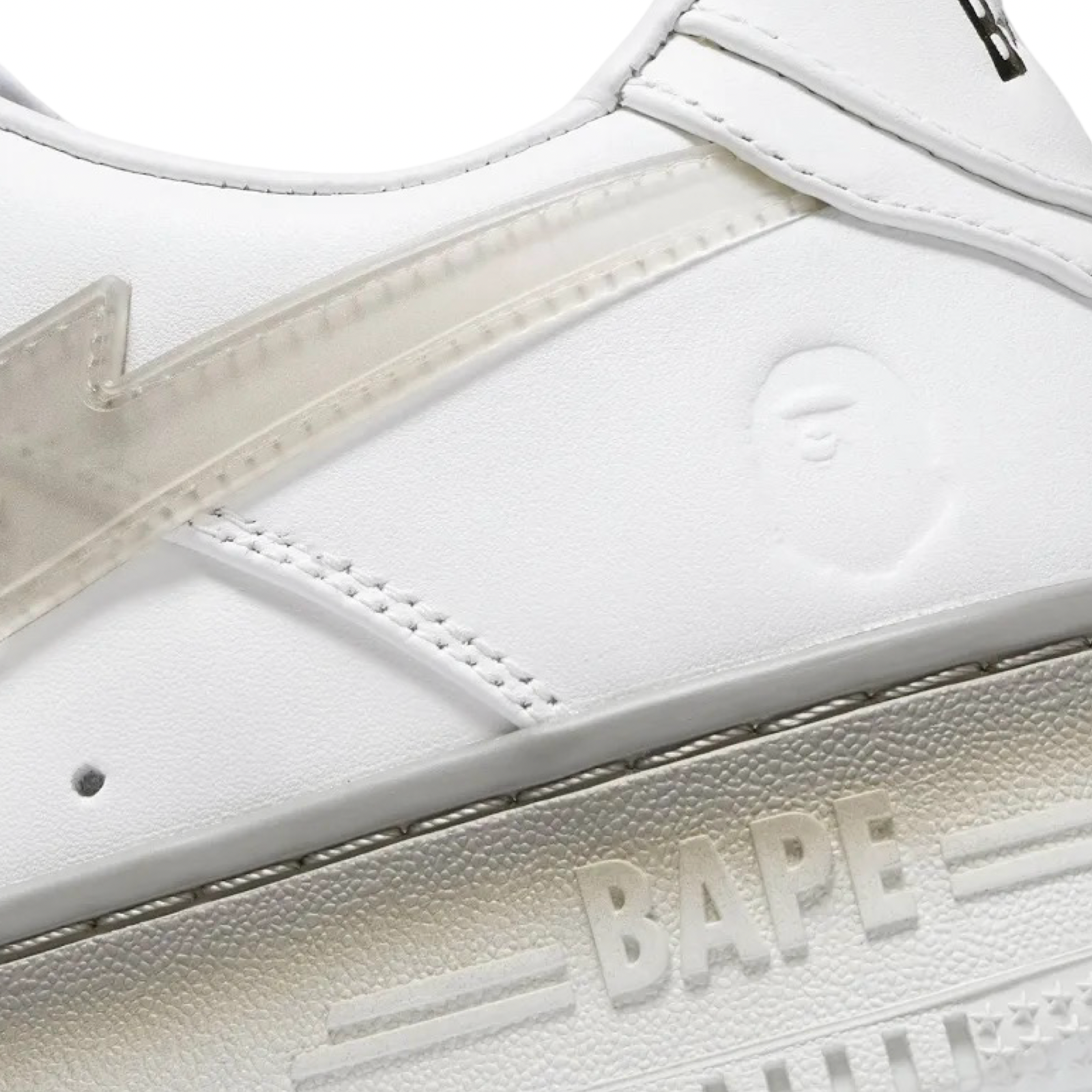 A Bathing Ape Bapesta #5 M2 White Gradient