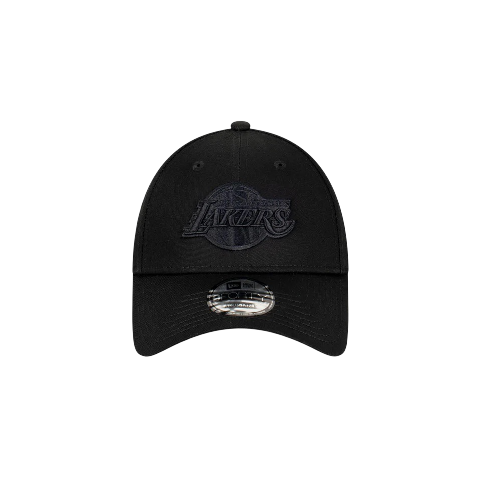 New Era 940 Pre-Curved LA Lakers Black On Black