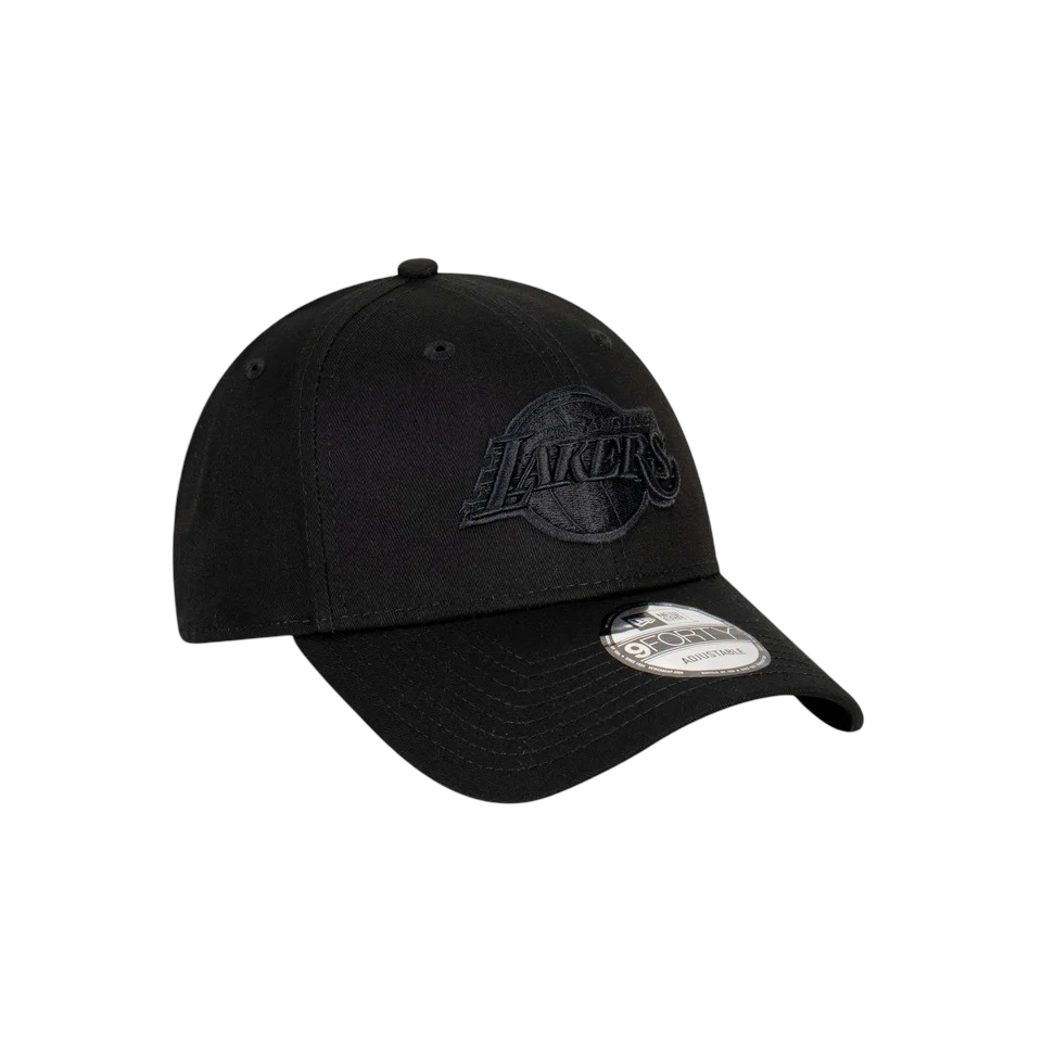 New Era 940 Pre-Curved LA Lakers Black On Black