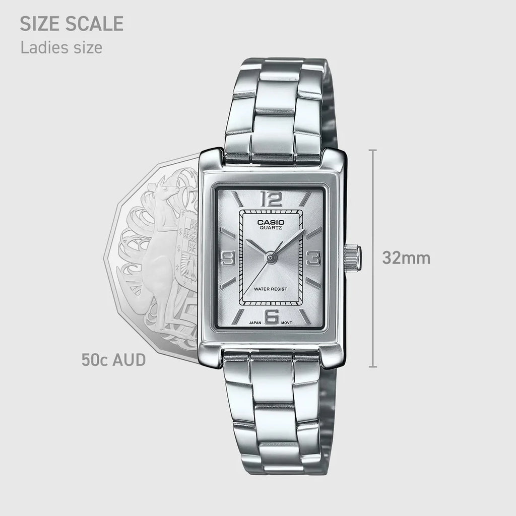 Ladies LTP1234DD-7A Silver Analogue Watch