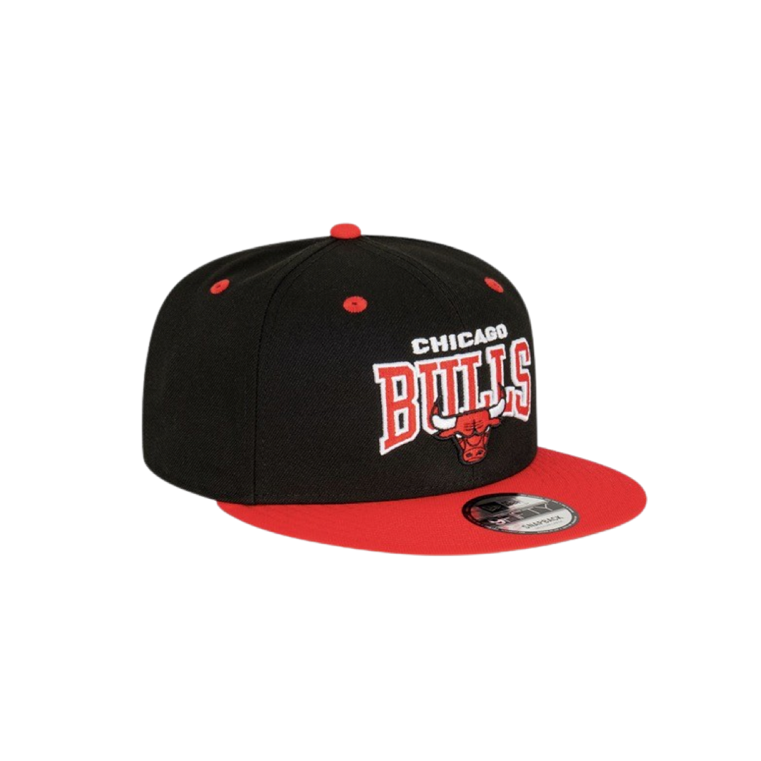 New Era 940 Two Tone Pro Arch Chicago Bulls Black Red Cap