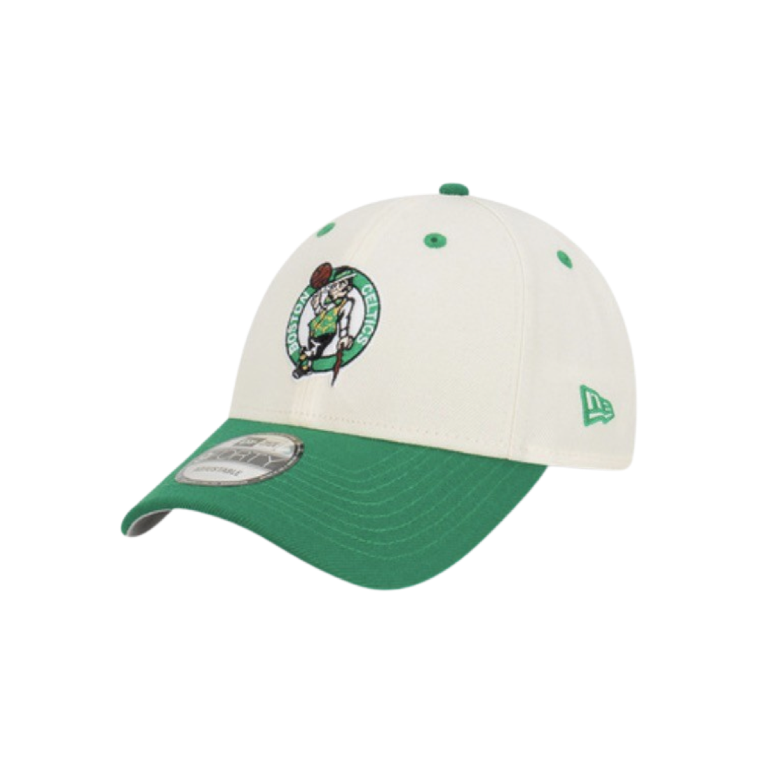 New Era 940 Snapback Two Tone Championship Boston Celtics White Green Cap