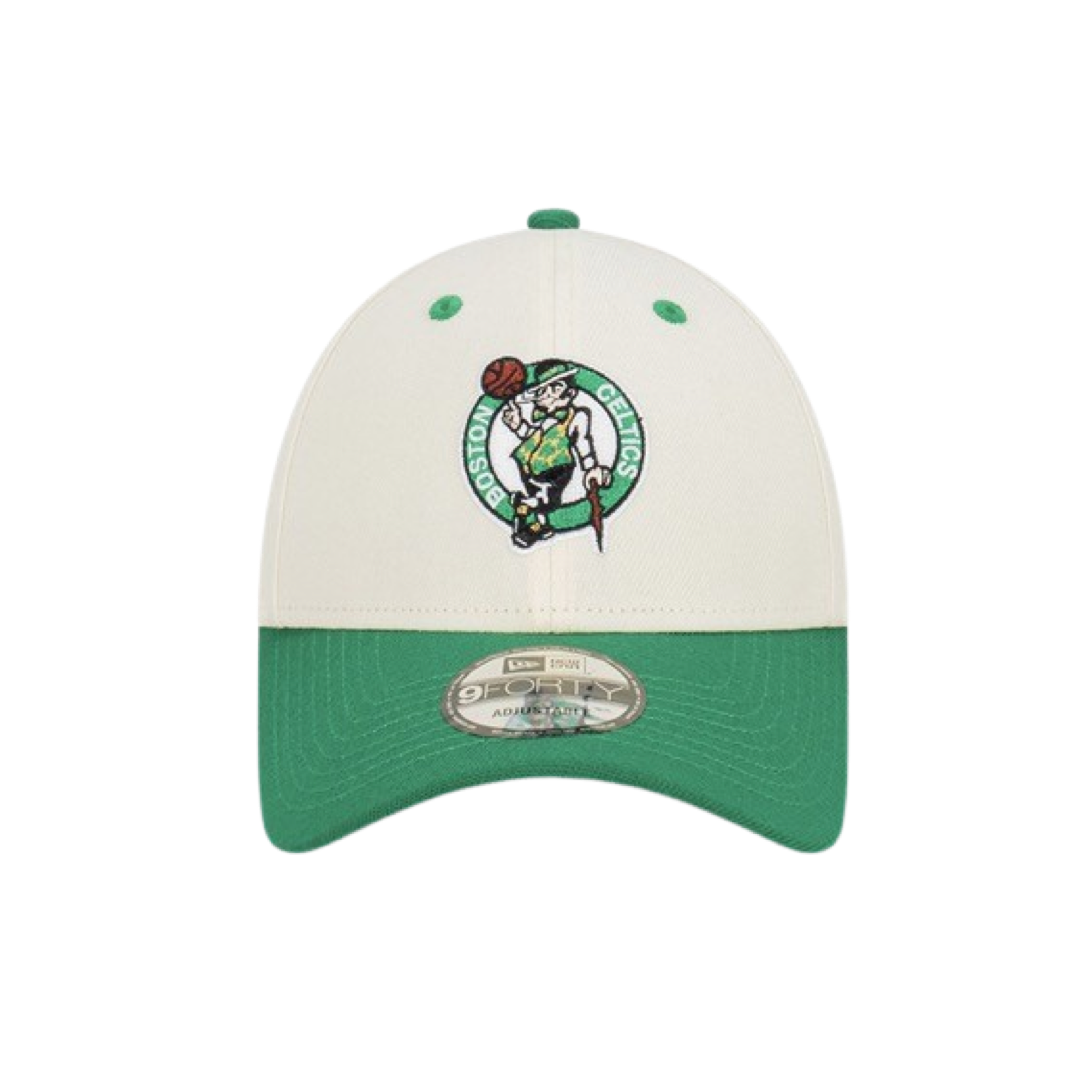 New Era 940 Snapback Two Tone Championship Boston Celtics White Green Cap