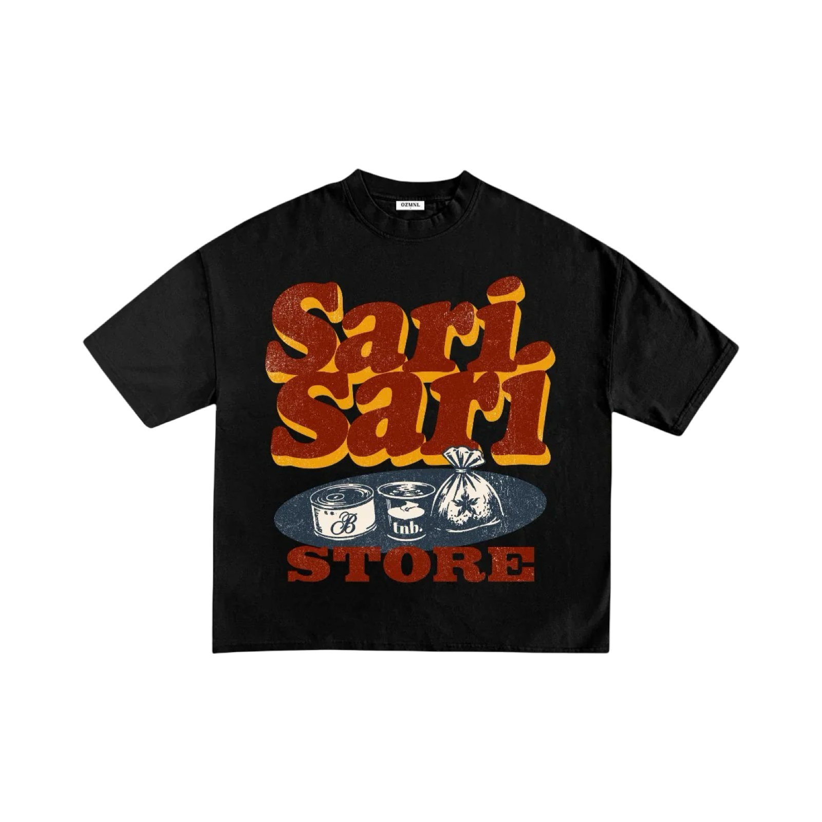 OZMNL Sari-Sari Stone T-Shirt Black