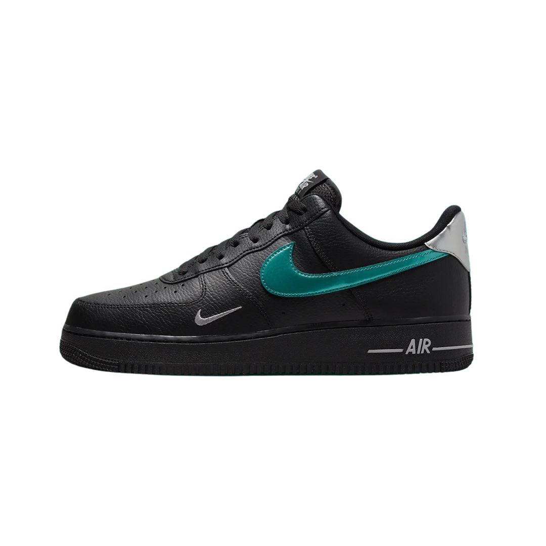 Nike Air Force 1 Low Black Blue Lightning