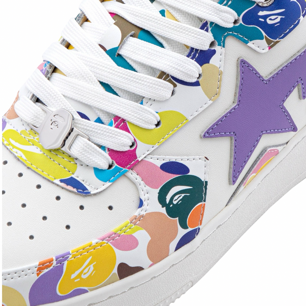 A Bathing Ape Bapesta Icon M2 White Multi