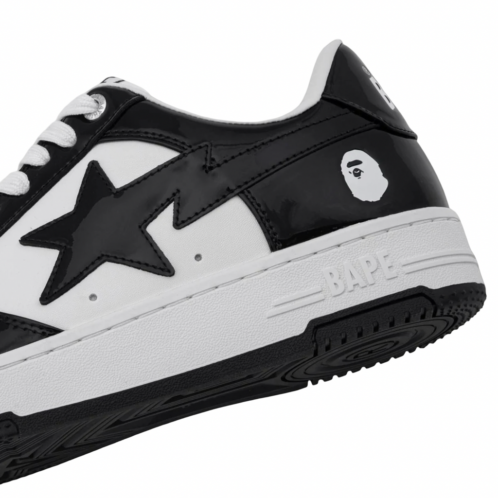A Bathing Ape Bapesta #2 M2 Black White Black