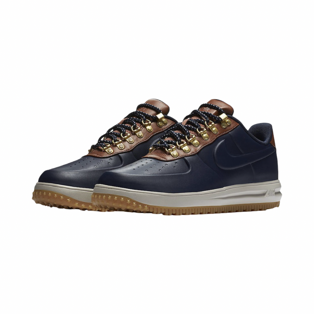 Nike Lunar Force 1 Duckboot Low Obsidian Saddle Brown AA1125-400