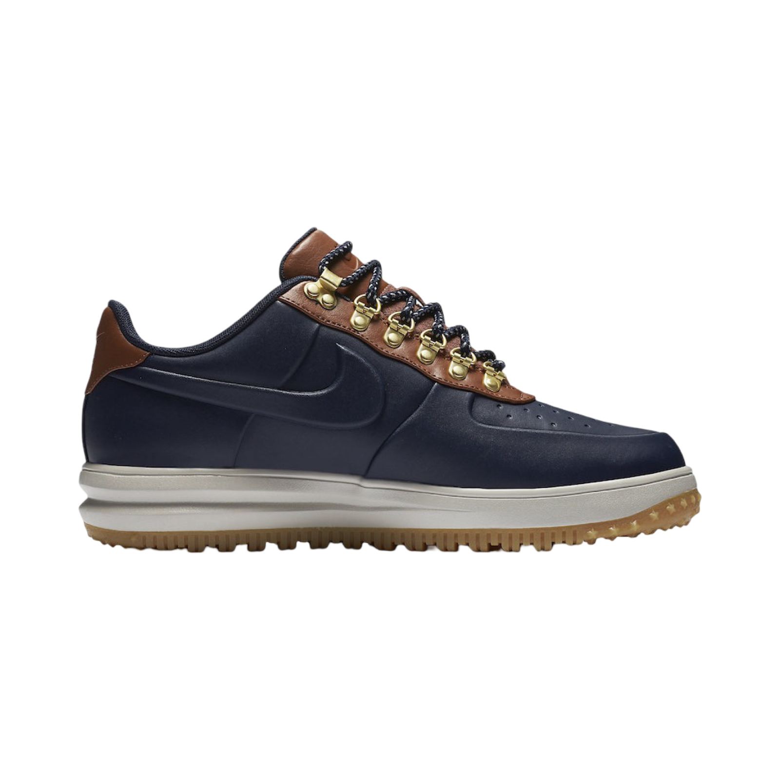 Nike Lunar Force 1 Duckboot Low Obsidian Saddle Brown AA1125-400