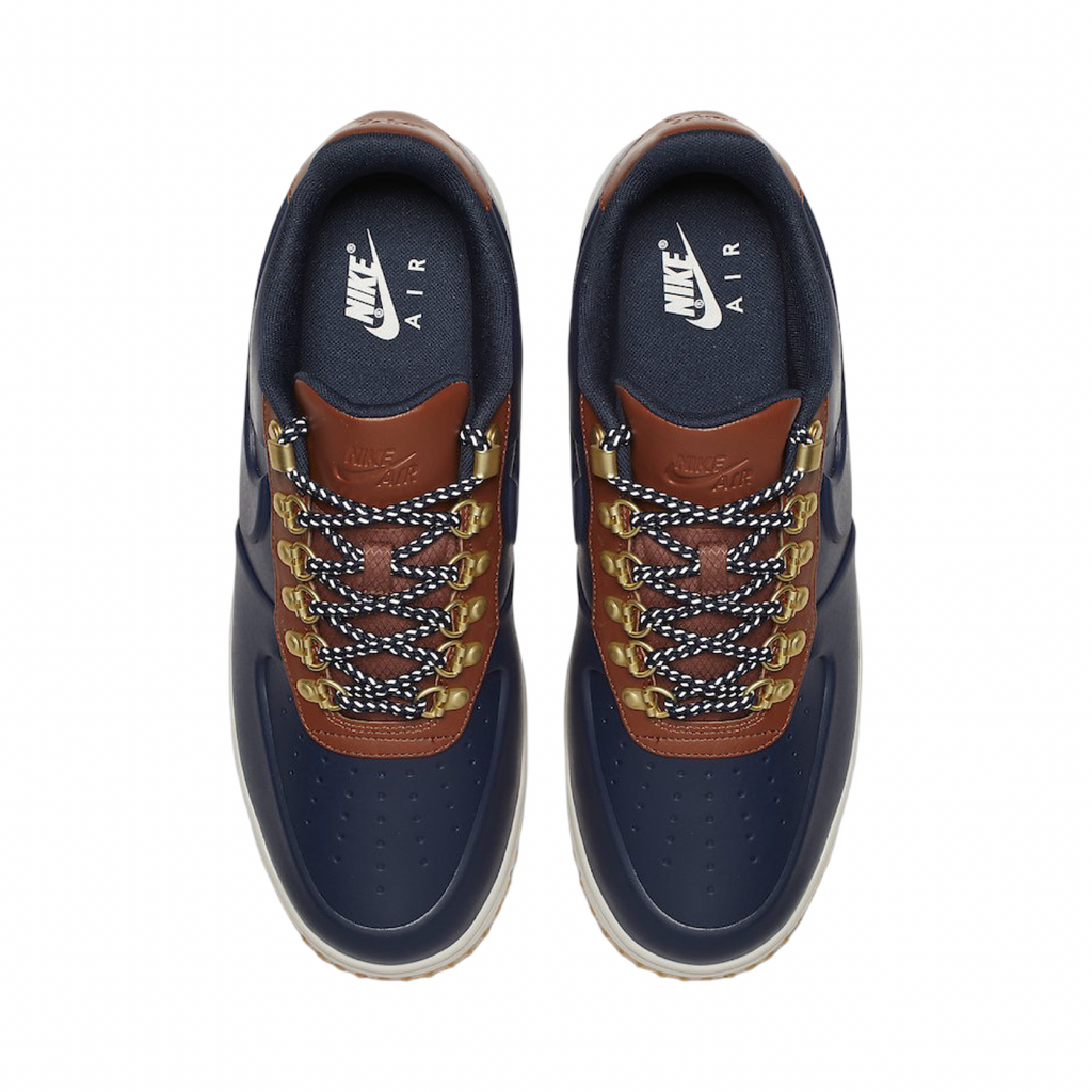Nike Lunar Force 1 Duckboot Low Obsidian Saddle Brown AA1125-400