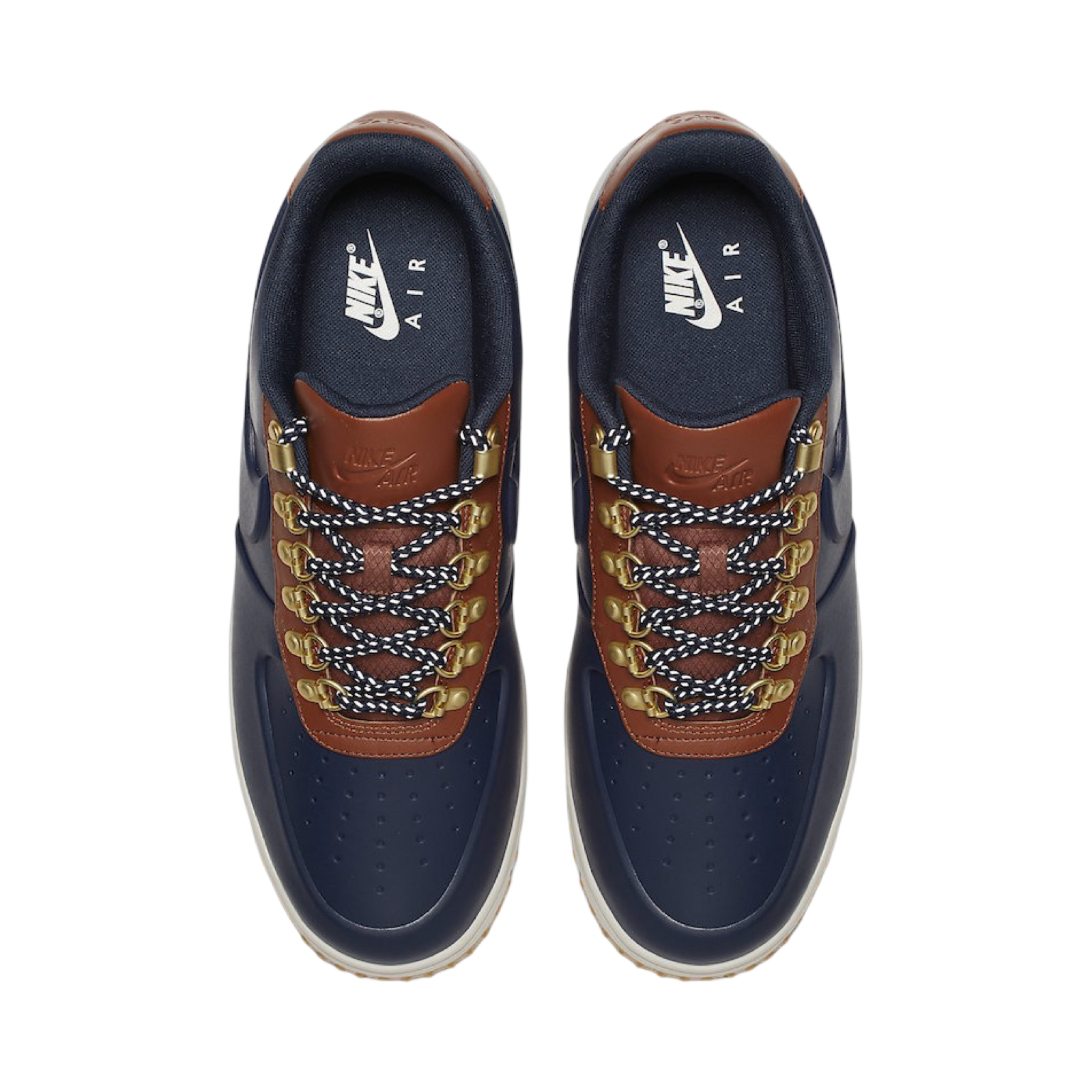 Nike Lunar Force 1 Duckboot Low Obsidian Saddle Brown AA1125-400