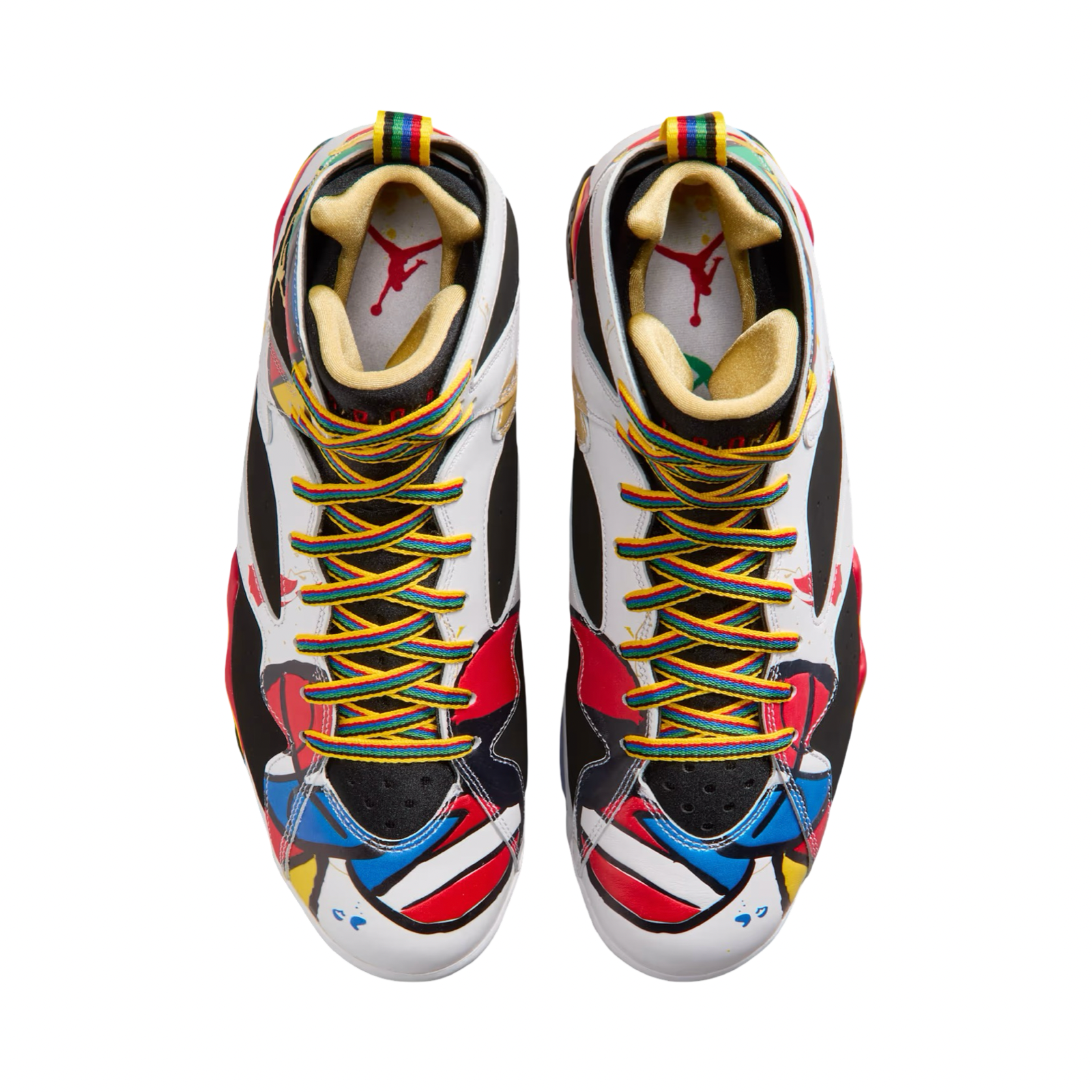 Air Jordan 7 Miro 2026 White Met Gold Red Green Royal Blue IQ6573-100