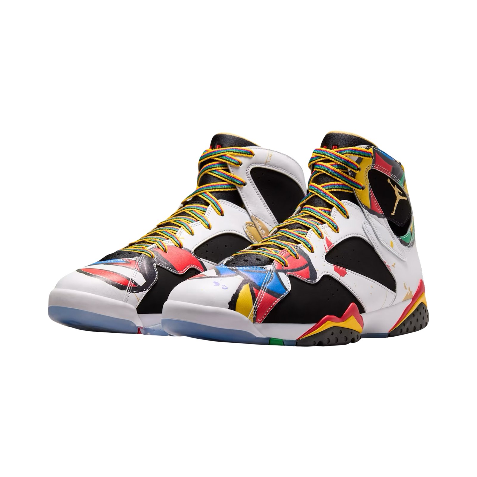 Air Jordan 7 Miro 2026 White Met Gold Red Green Royal Blue IQ6573-100