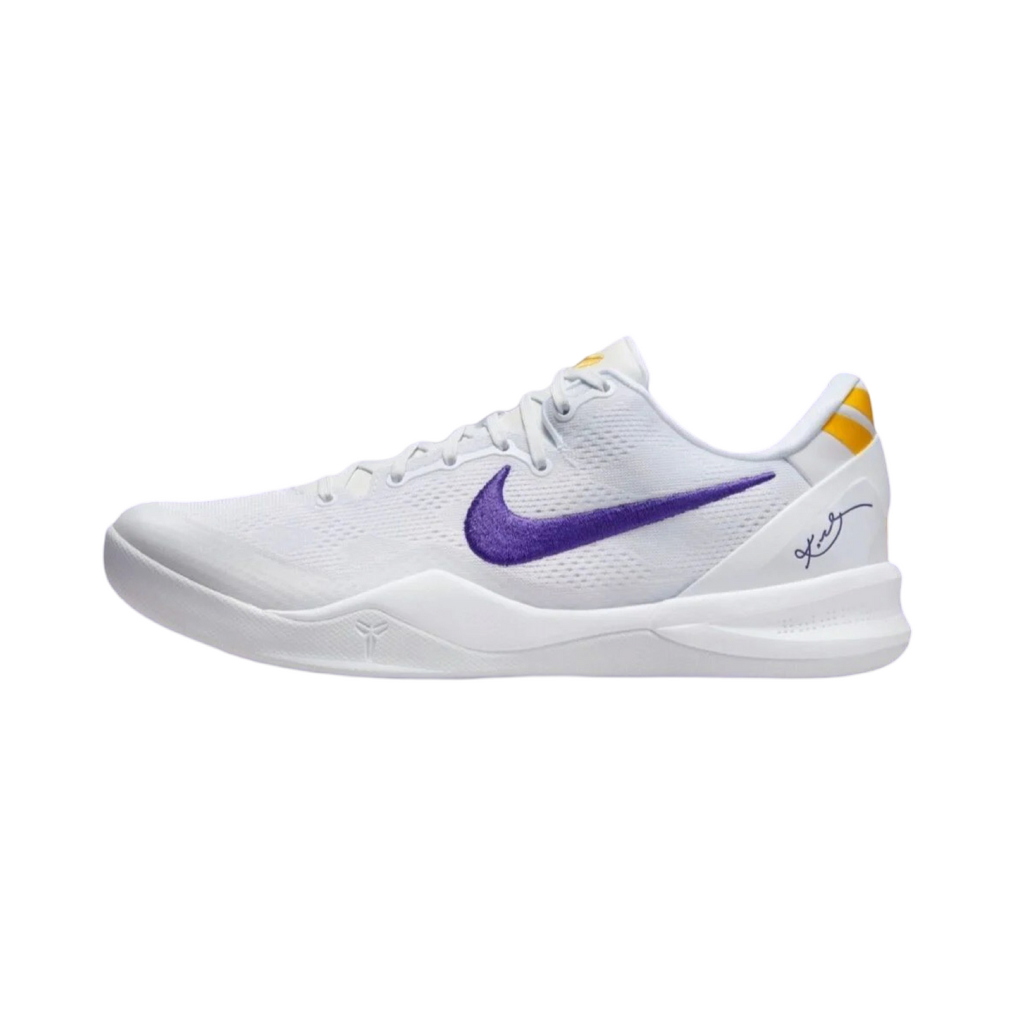 Nike Kobe 8 Protro Lakers Home White Court Purple