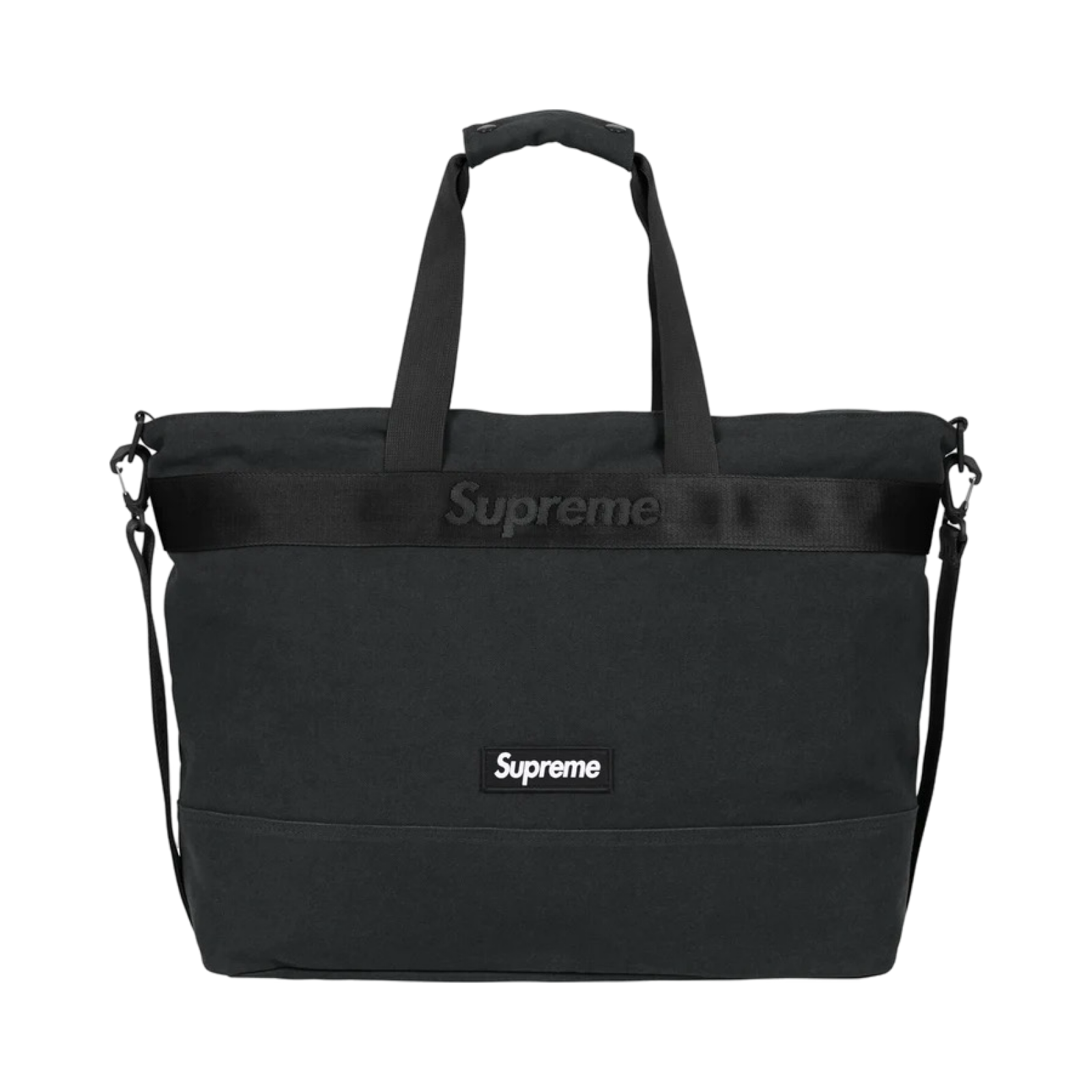 Supreme SS25 Tote Bag Black White