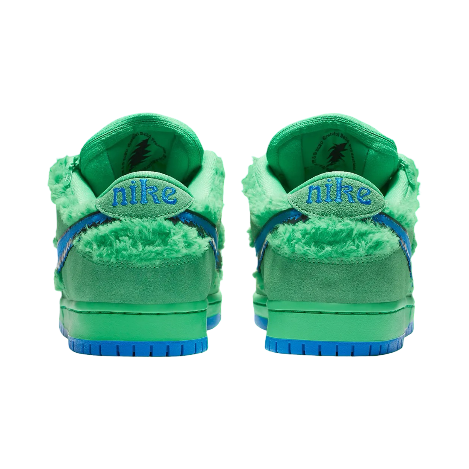 green nike grateful dead shoes